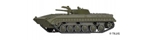 Tank typu BMP-1, neutrální barevný vzor, H0, Tillig 78225